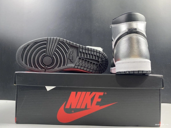 Rep Onekick WMNS JORDAN TOE HIGH AIR SILVER 1 CD0461-001 OG 0808